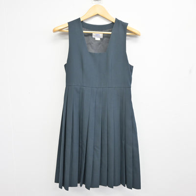 【中古】福岡県 西南学院中学校 女子制服 4点 (セーラー服・ニット・ジャンパースカート) sf097852