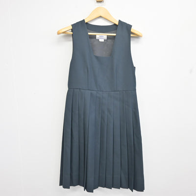 【中古】福岡県 西南学院中学校 女子制服 3点 (セーラー服・ジャンパースカート) sf097853