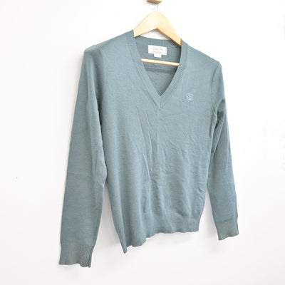 【中古】福岡県 西南学院高等学校 女子制服 1点 (ニット) sf097856