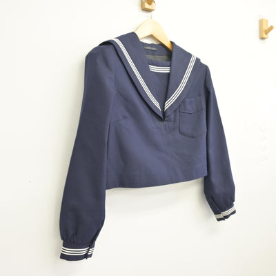 【中古】福岡県 筑紫女学園中学校 女子制服 1点 (セーラー服) sf097857
