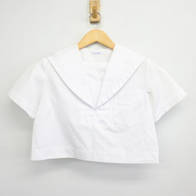 【中古】福岡県 筑紫女学園中学校 女子制服 2点 (セーラー服) sf097858