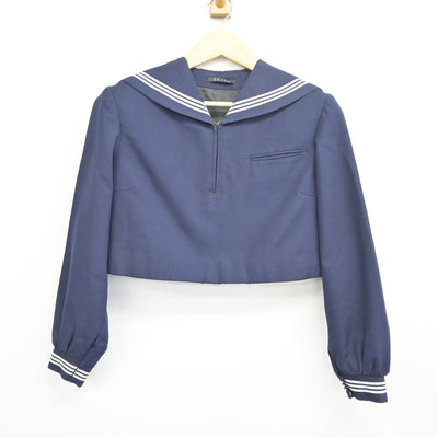 【中古】福岡県 筑紫女学園高等学校 女子制服 2点 (セーラー服・ジャンパースカート) sf097860