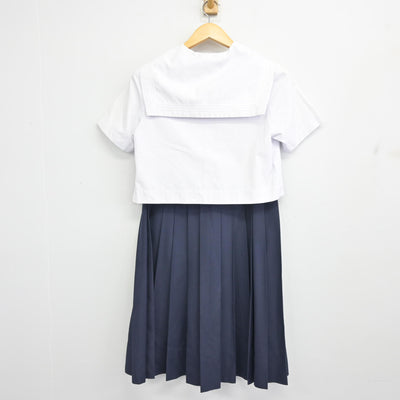 【中古】福岡県 筑紫女学園高等学校 女子制服 3点 (セーラー服・セーラー服・スカート) sf097861