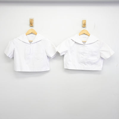 【中古】福岡県 筑紫女学園高等学校 女子制服 3点 (セーラー服・セーラー服・スカート) sf097861