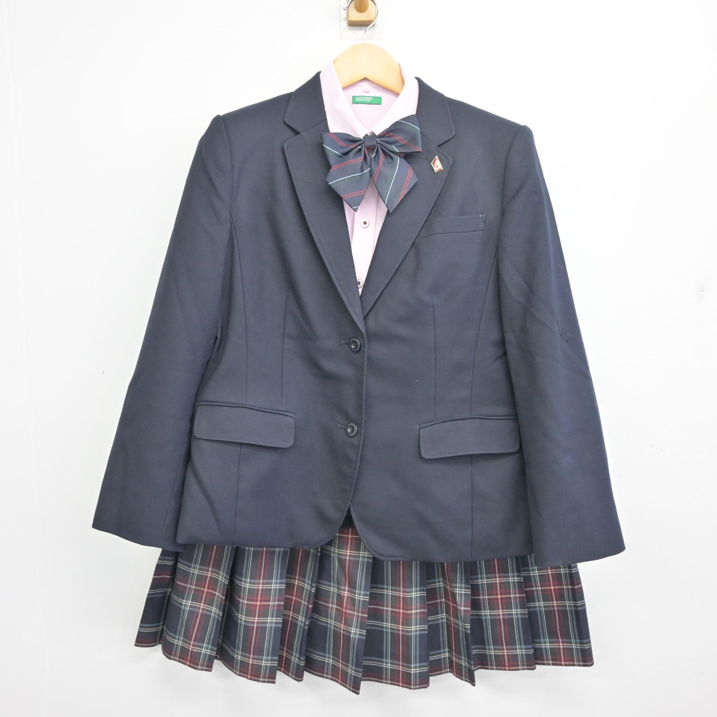 【中古】大阪府 大阪高等学校 女子制服 5点 (ブレザー・シャツ・スカート) sf097868