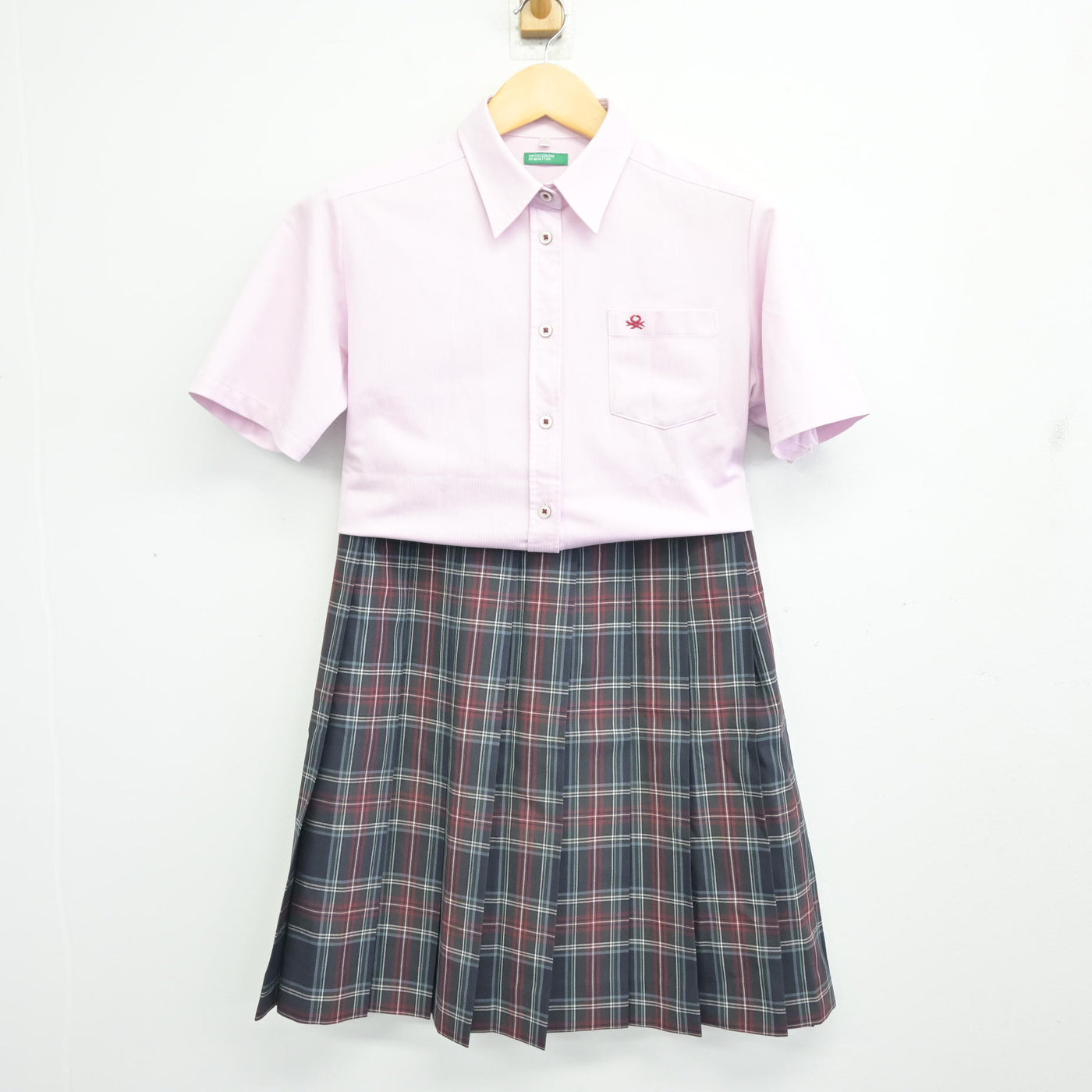 【中古】大阪府 大阪高等学校 女子制服 2点 (シャツ・スカート) sf097869