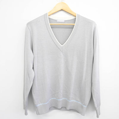 【中古】大阪府 大阪偕星学園高等学校 女子制服 2点 (ニット・シャツ) sf097884