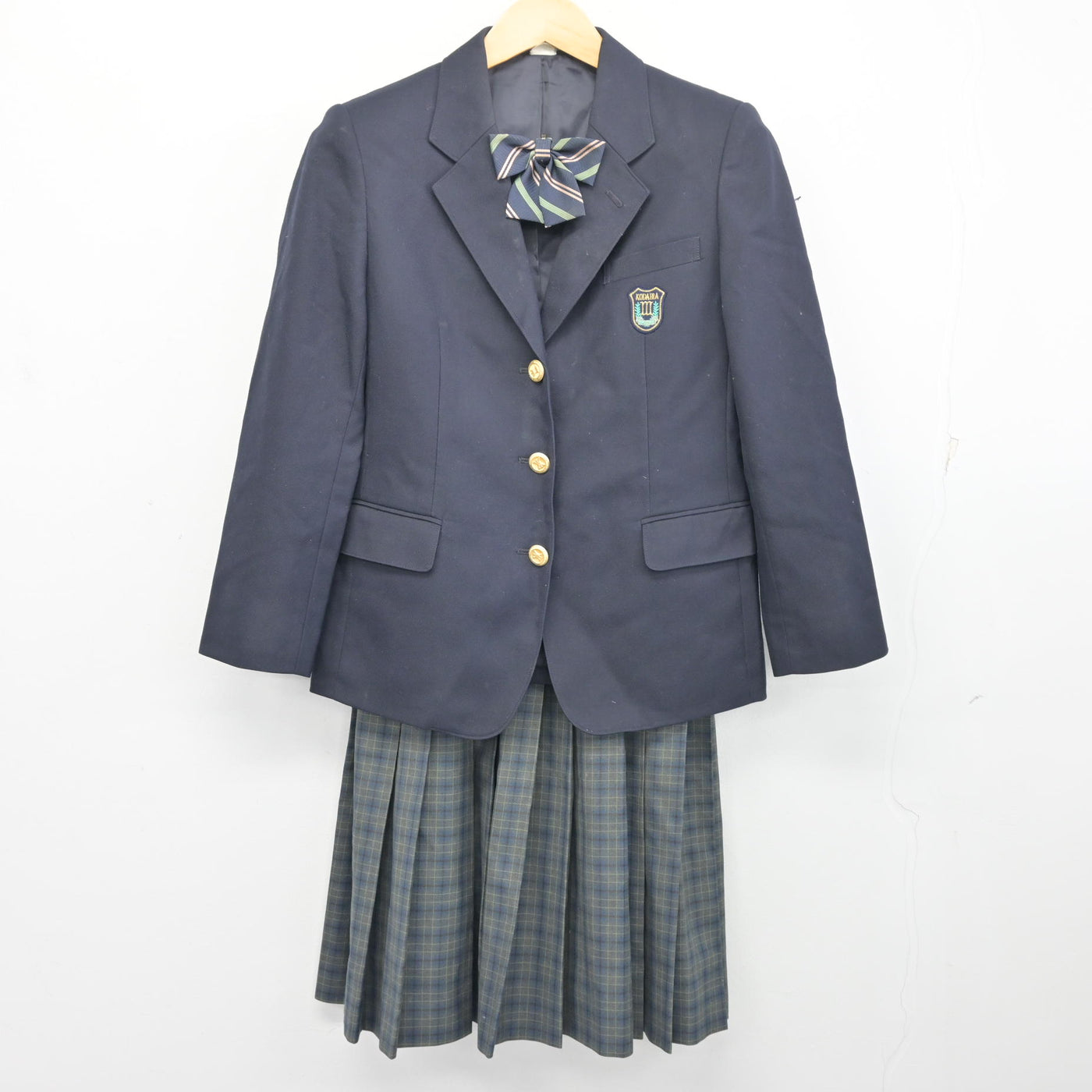 【中古】東京都 小平第三中学校 女子制服 3点 (ブレザー・スカート) sf097890