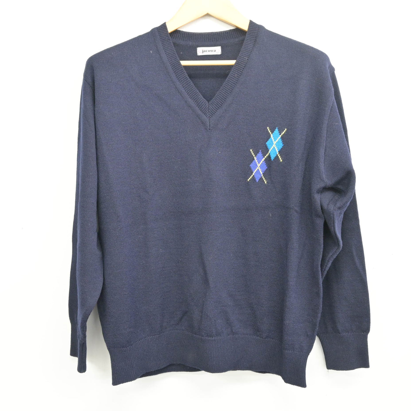 【中古】神奈川県 聖セシリア女子高等学校 女子制服 3点 (ニット・シャツ・スカート) sf097893