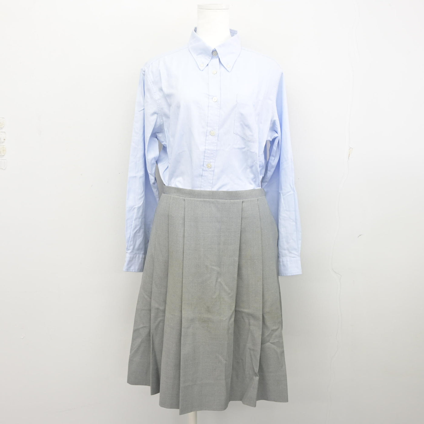 【中古】神奈川県 聖セシリア女子高等学校 女子制服 5点 (ブレザー・ベスト・シャツ・スカート) sf097894