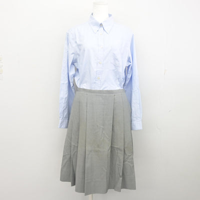 【中古】神奈川県 聖セシリア女子高等学校 女子制服 5点 (ブレザー・ベスト・シャツ・スカート) sf097894