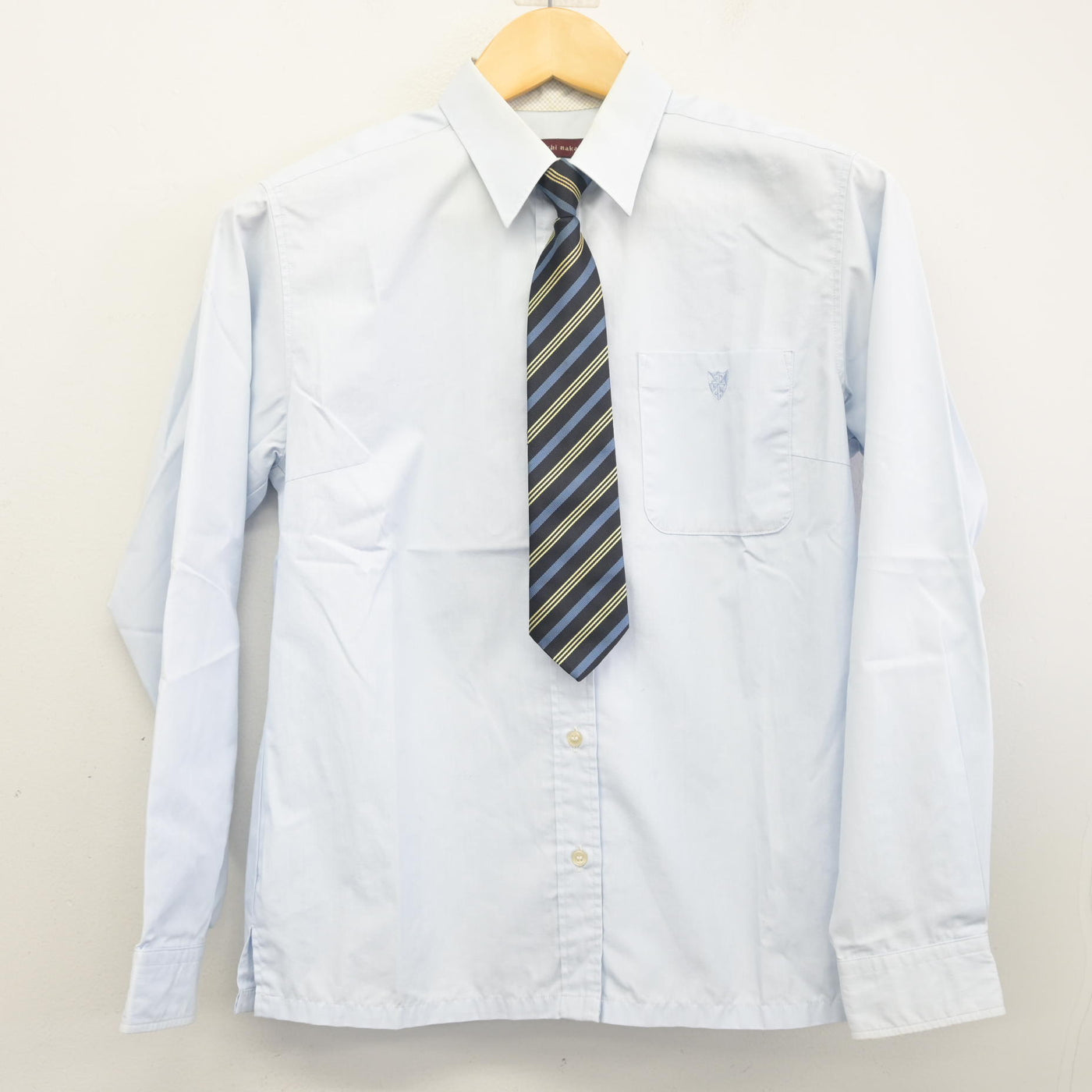 【中古】愛媛県 聖カタリナ学園高等学校 女子制服 3点 (ニットベスト・シャツ) sf097906