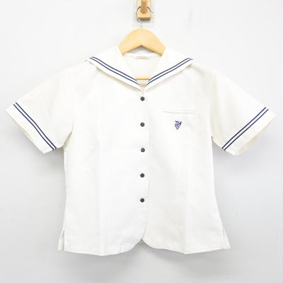 【中古】愛媛県 聖カタリナ学園高等学校 女子制服 2点 (セーラー服・スカート) sf097907