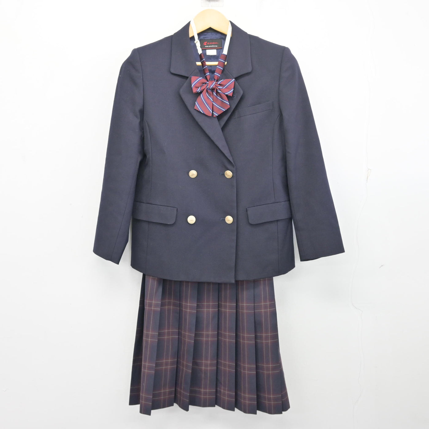 【中古】埼玉県 庄和高等学校 女子制服 3点 (ブレザー・スカート) sf097911