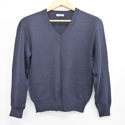 【中古】埼玉県 庄和高等学校 女子制服 2点 (ニットベスト・ニット) sf097912