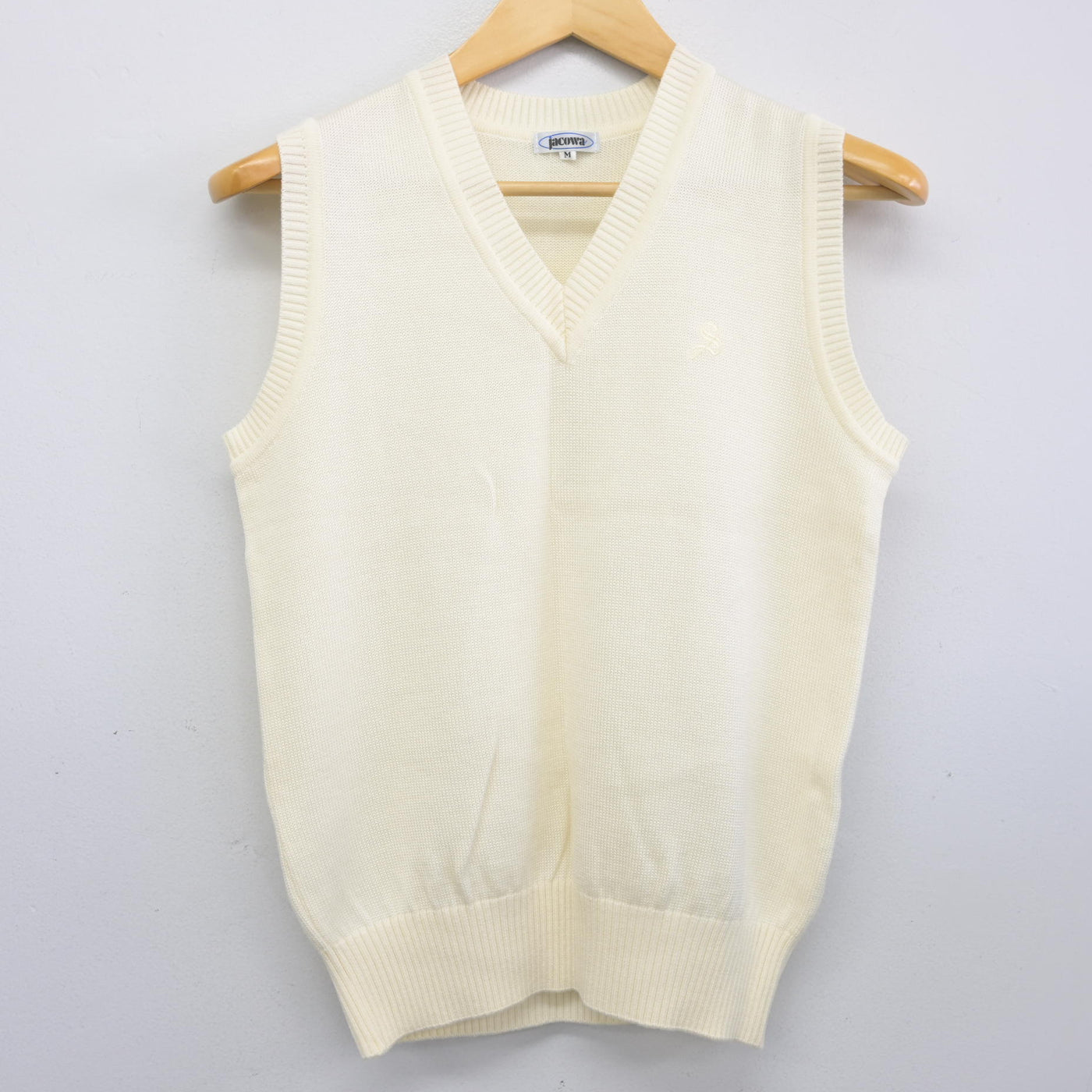 【中古】埼玉県 庄和高等学校 女子制服 3点 (ニットベスト・スカート) sf097913