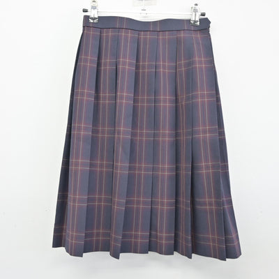 【中古】埼玉県 庄和高等学校 女子制服 3点 (ニットベスト・スカート) sf097913