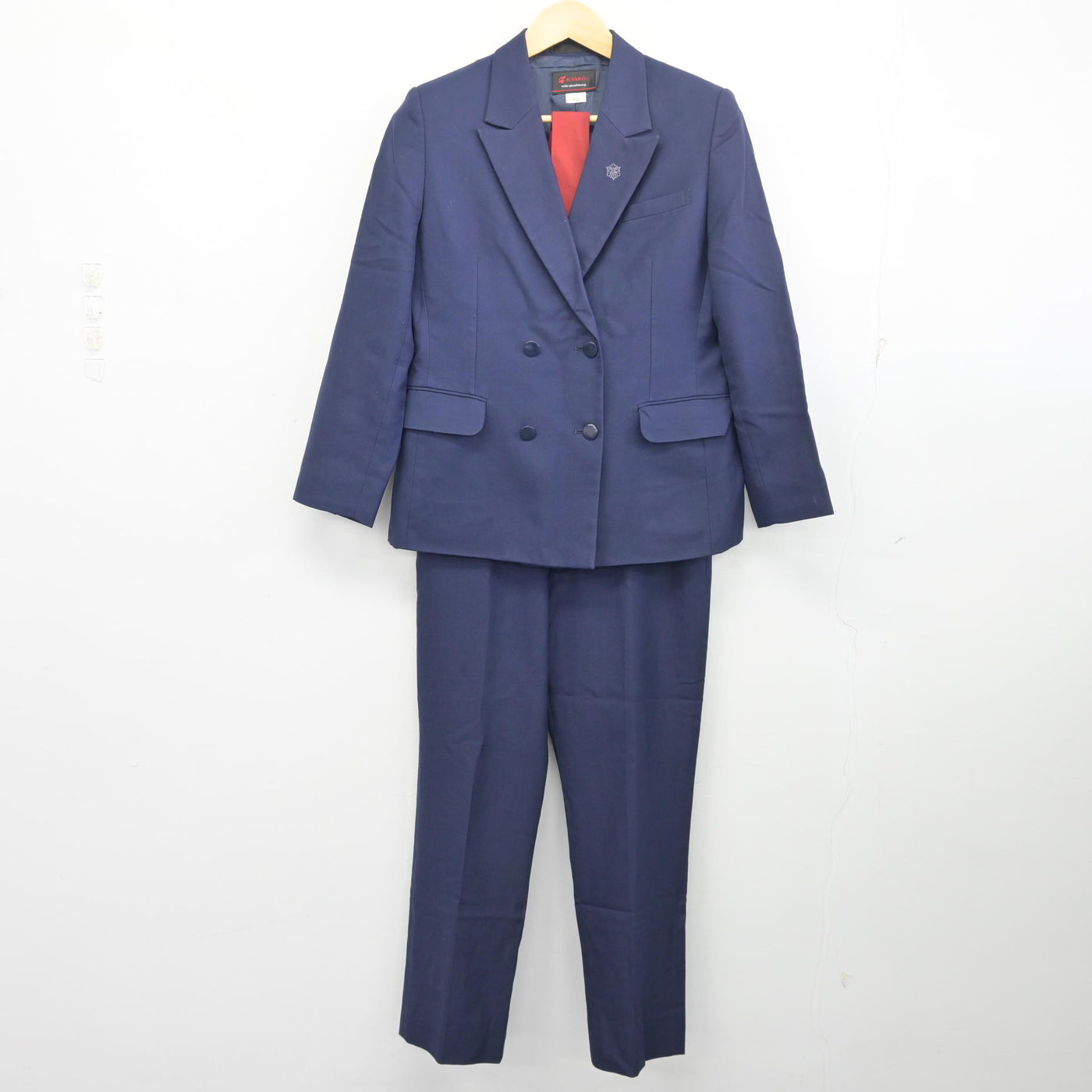 【中古】島根県 出雲商業高等学校 女子制服 3点 (ブレザー・ズボン) sf097914