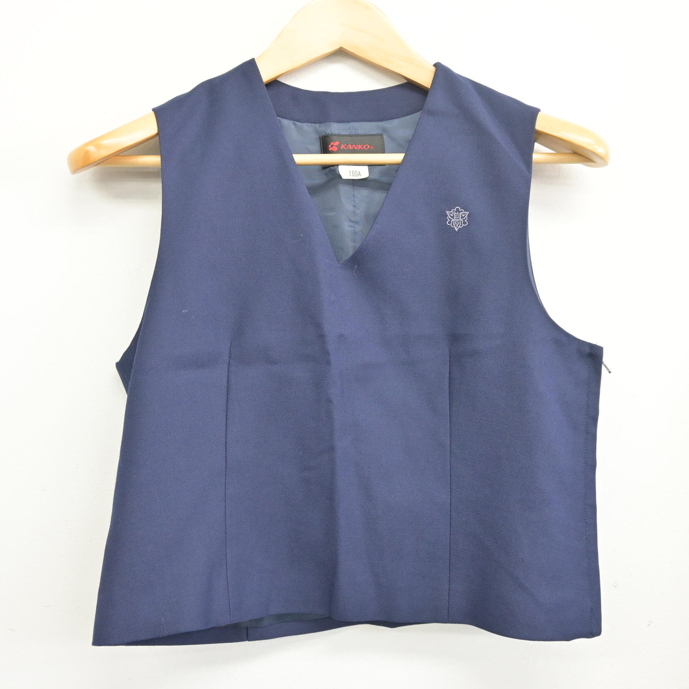 【中古】島根県 出雲商業高等学校 女子制服 2点 (ベスト・スカート) sf097915