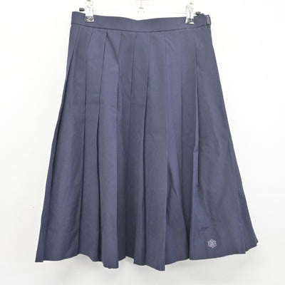 【中古】島根県 出雲商業高等学校 女子制服 2点 (ベスト・スカート) sf097915