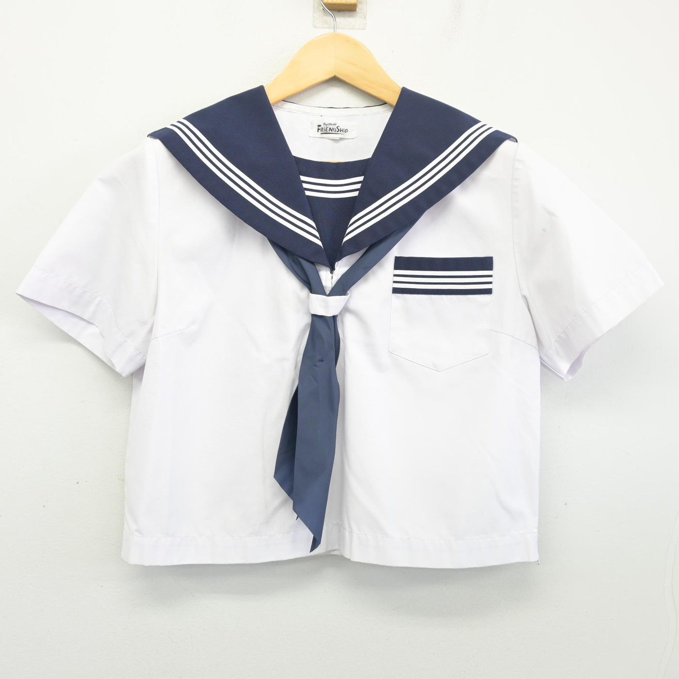 【中古】島根県 安来市立第一中学校 女子制服 3点 (セーラー服) sf097916