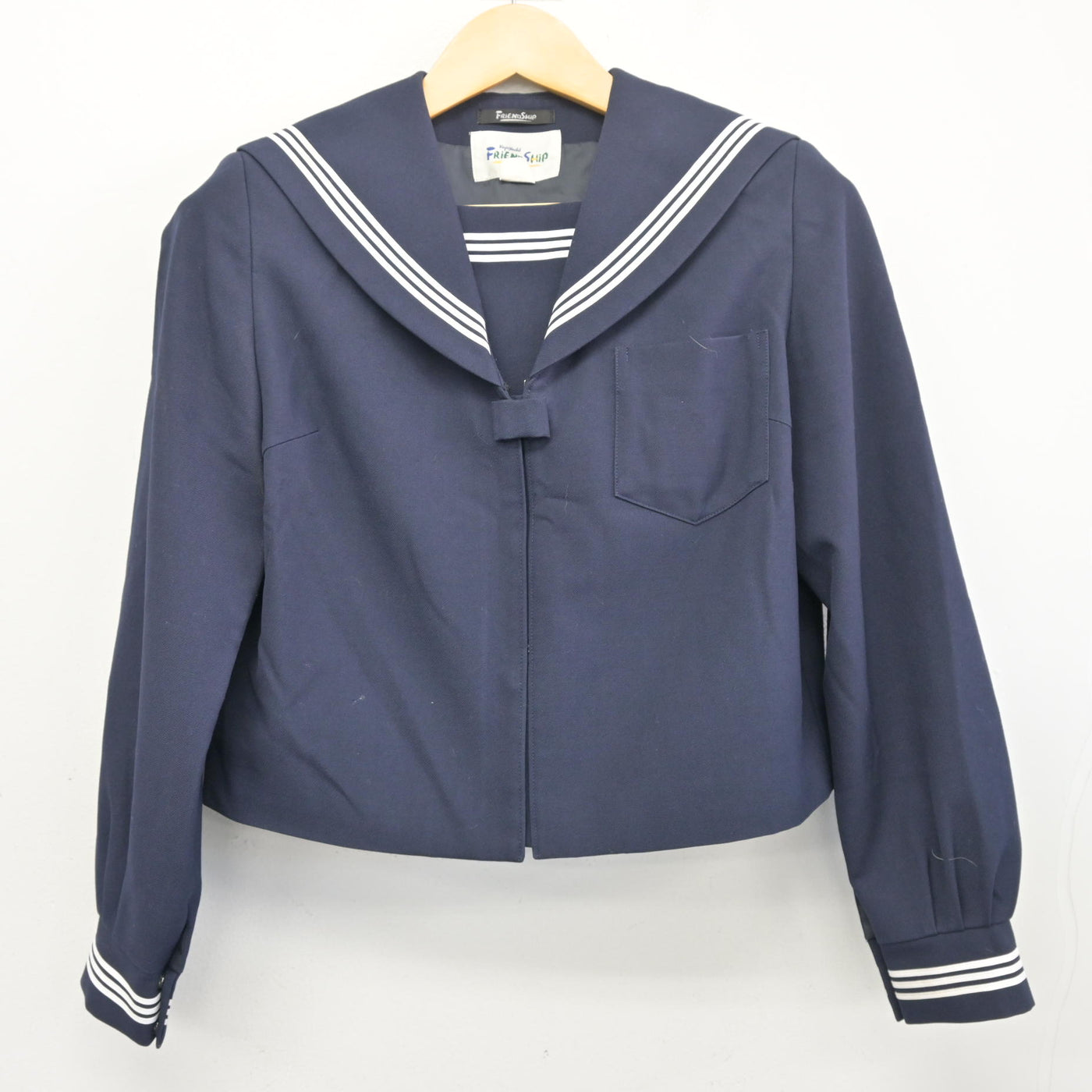 【中古】島根県 安来市立第一中学校 女子制服 2点 (セーラー服・スカート) sf097917