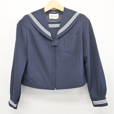 【中古】島根県 安来市立第一中学校 女子制服 2点 (セーラー服・スカート) sf097917