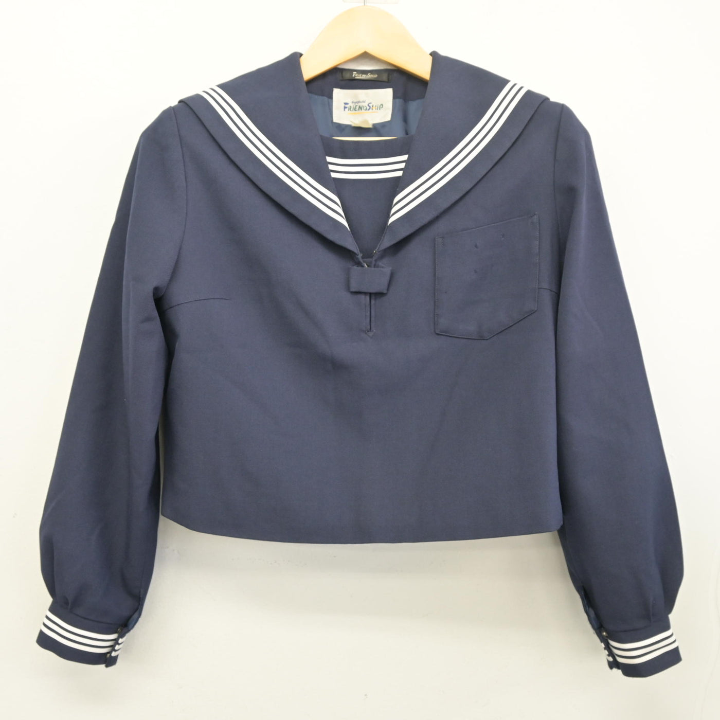【中古】島根県 安来市立第一中学校 女子制服 2点 (セーラー服・スカート) sf097918