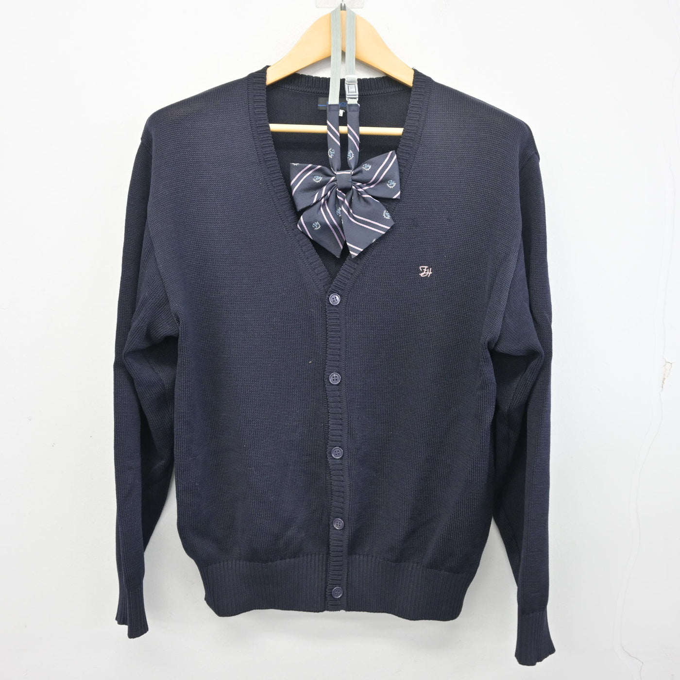 【中古】東京都 富士森高等学校 女子制服 2点 (ニット) sf097930