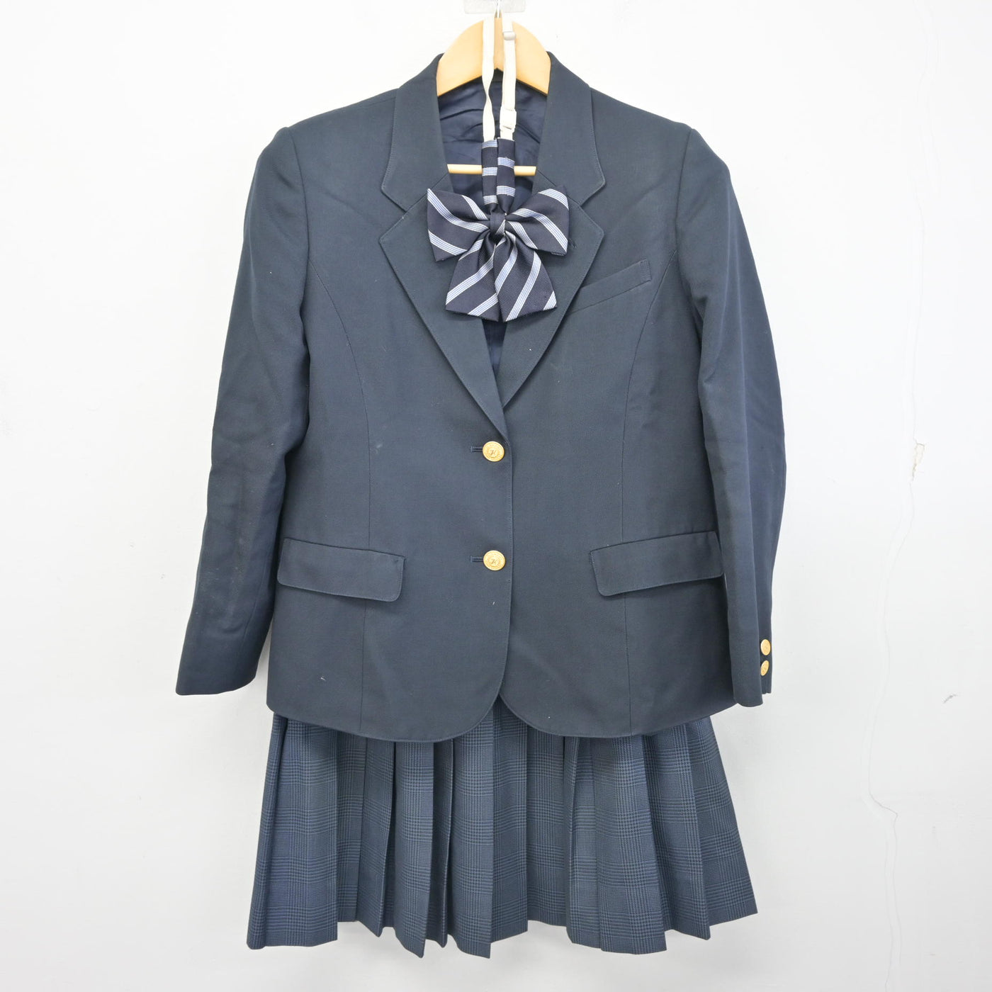 【中古】東京都 東高等学校/旧制服 女子制服 4点 (ブレザー・スカート・スカート) sf097943