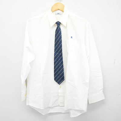 【中古】大阪府 旭東中学校 男子制服 5点 (ブレザー・ニットベスト・シャツ) sf097948