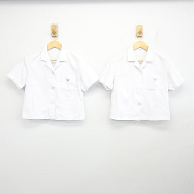 【中古】高知県 高知工業高等学校 女子制服 3点 (シャツ・スカート) sf097951