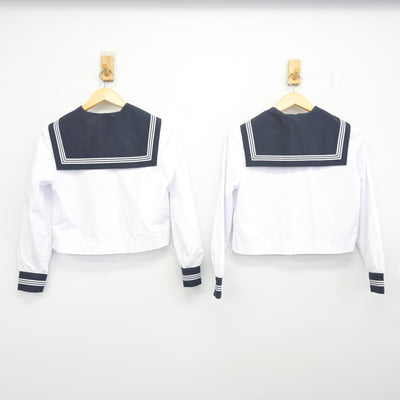 【中古】高知県 高知商業高等学校 女子制服 3点 (セーラー服) sf097954