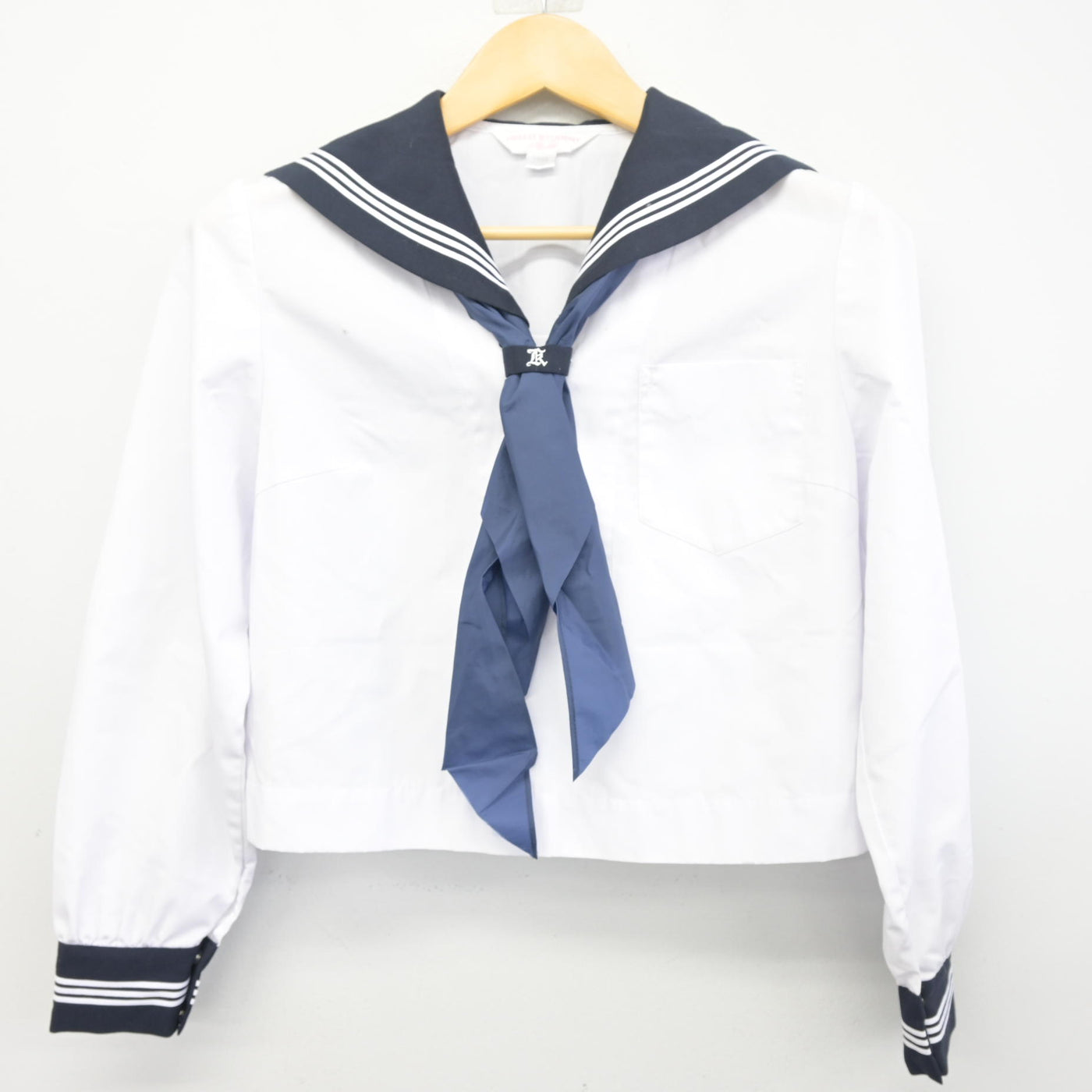 【中古】高知県 高知商業高等学校 女子制服 3点 (セーラー服) sf097954