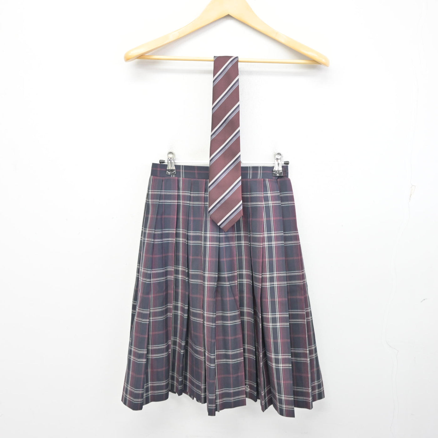【中古】神奈川県 清新中学校 女子制服 2点 (スカート) sf097958