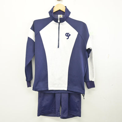 【中古】兵庫県 須磨学園高等学校 女子制服 3点 (ジャージ 上・ジャージ 下・体操服 下) sf097960