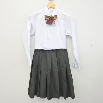 【中古】京都府 洛北高等学校 女子制服 4点 (ブレザー・シャツ・スカート) sf097966