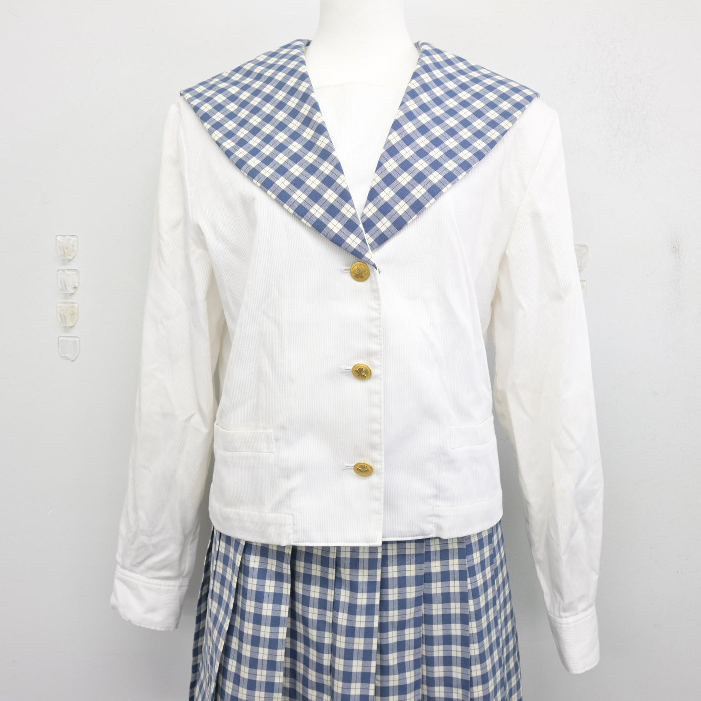 【中古】宮城県 聖和学園高等学校 女子制服 2点 (ブラウス・スカート) sf097972