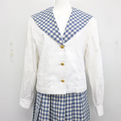 【中古】宮城県 聖和学園高等学校 女子制服 2点 (ブラウス・スカート) sf097972