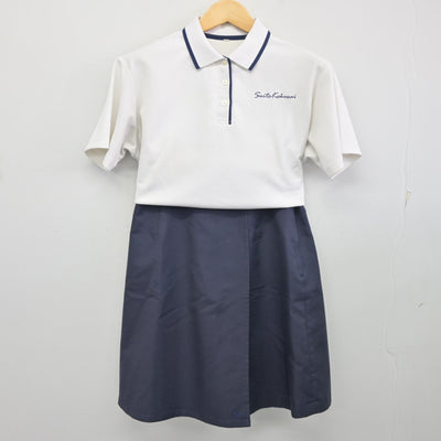 【中古】大阪府 水都国際高等学校 女子制服 3点 (シャツ・シャツ・スカート) sf097979