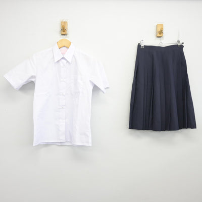 【中古】東京都 八幡中学校 女子制服 2点 (ブラウス・スカート) sf097981