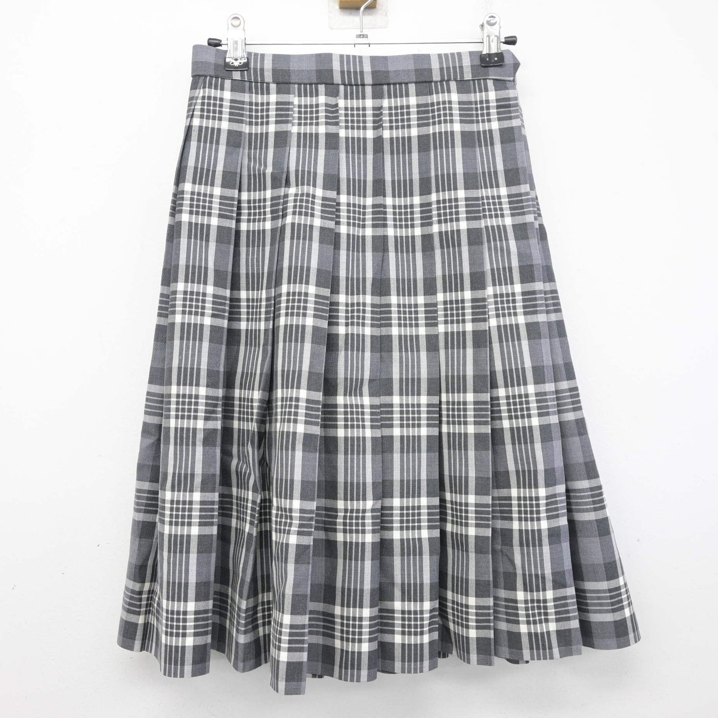 【中古】埼玉県 本庄東高等学校 女子制服 2点 (ニットベスト・スカート) sf097983