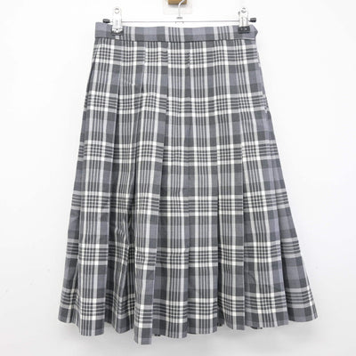 【中古】埼玉県 本庄東高等学校 女子制服 2点 (ニットベスト・スカート) sf097983