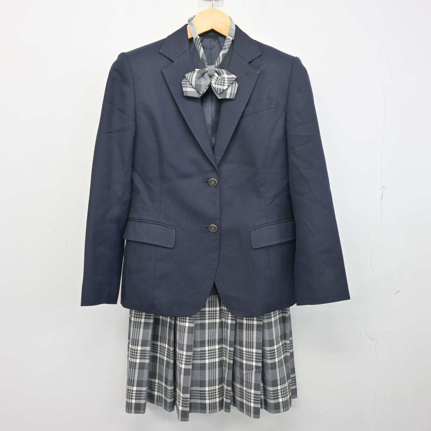 【中古】埼玉県 本庄東高等学校 女子制服 3点 (ブレザー・スカート) sf097985