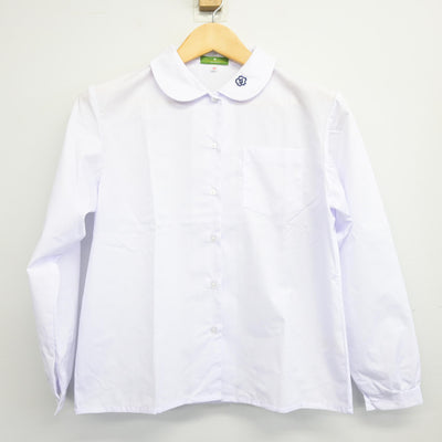 【中古】福岡県 福岡教育大学附属福岡中学校 女子制服 2点 (ブラウス) sf097988