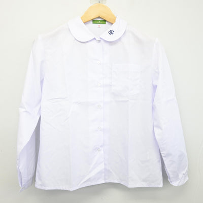 【中古】福岡県 福岡教育大学附属福岡中学校 女子制服 2点 (ブラウス) sf097988