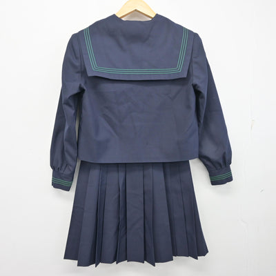 【中古】大阪府 五領中学校/旧制服 女子制服 4点 (セーラー服・スカート) sf097994