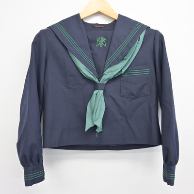 【中古】大阪府 五領中学校/旧制服 女子制服 4点 (セーラー服・スカート) sf097994