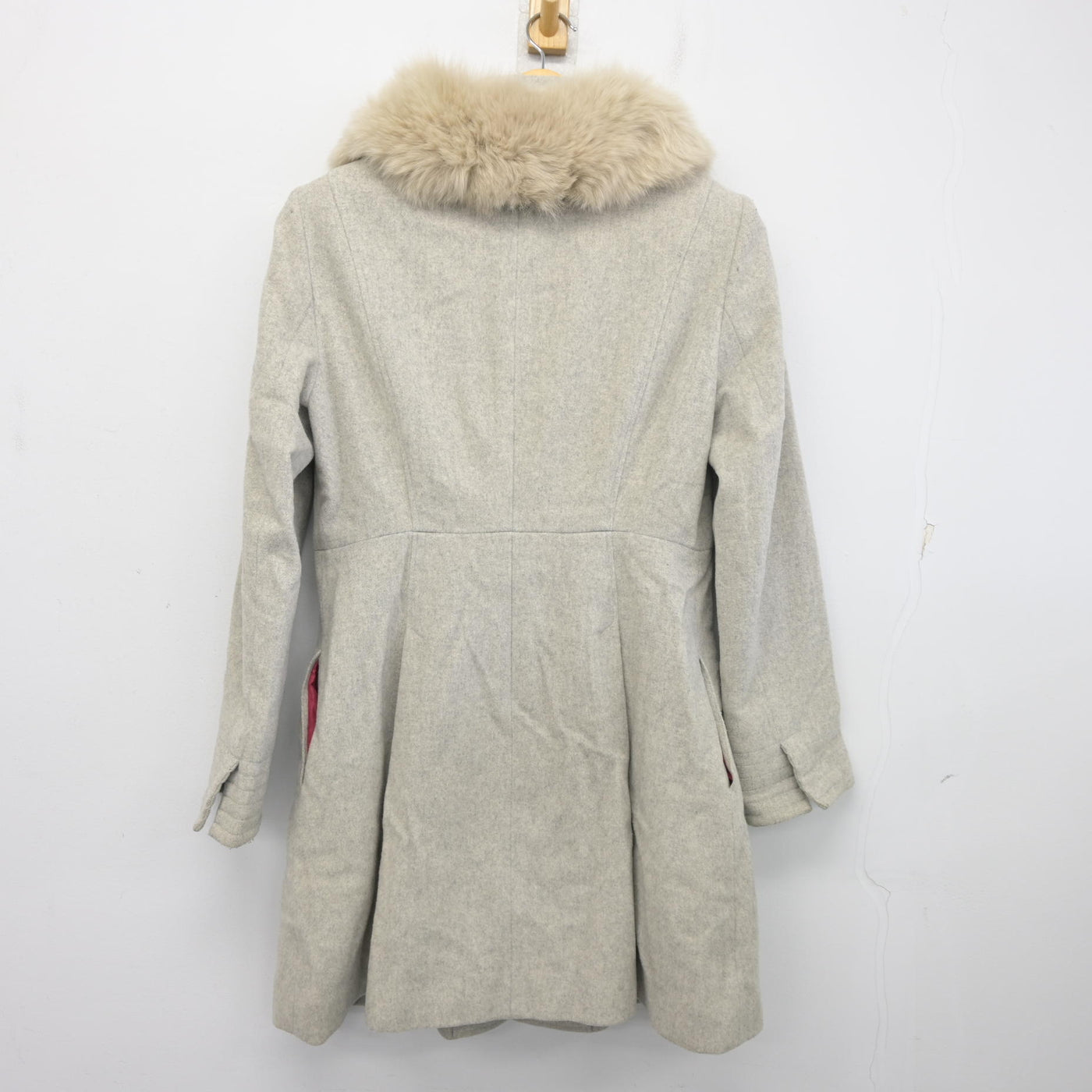 【中古】広島県 AICJ高等学校 女子制服 1点 (コート) sf097995