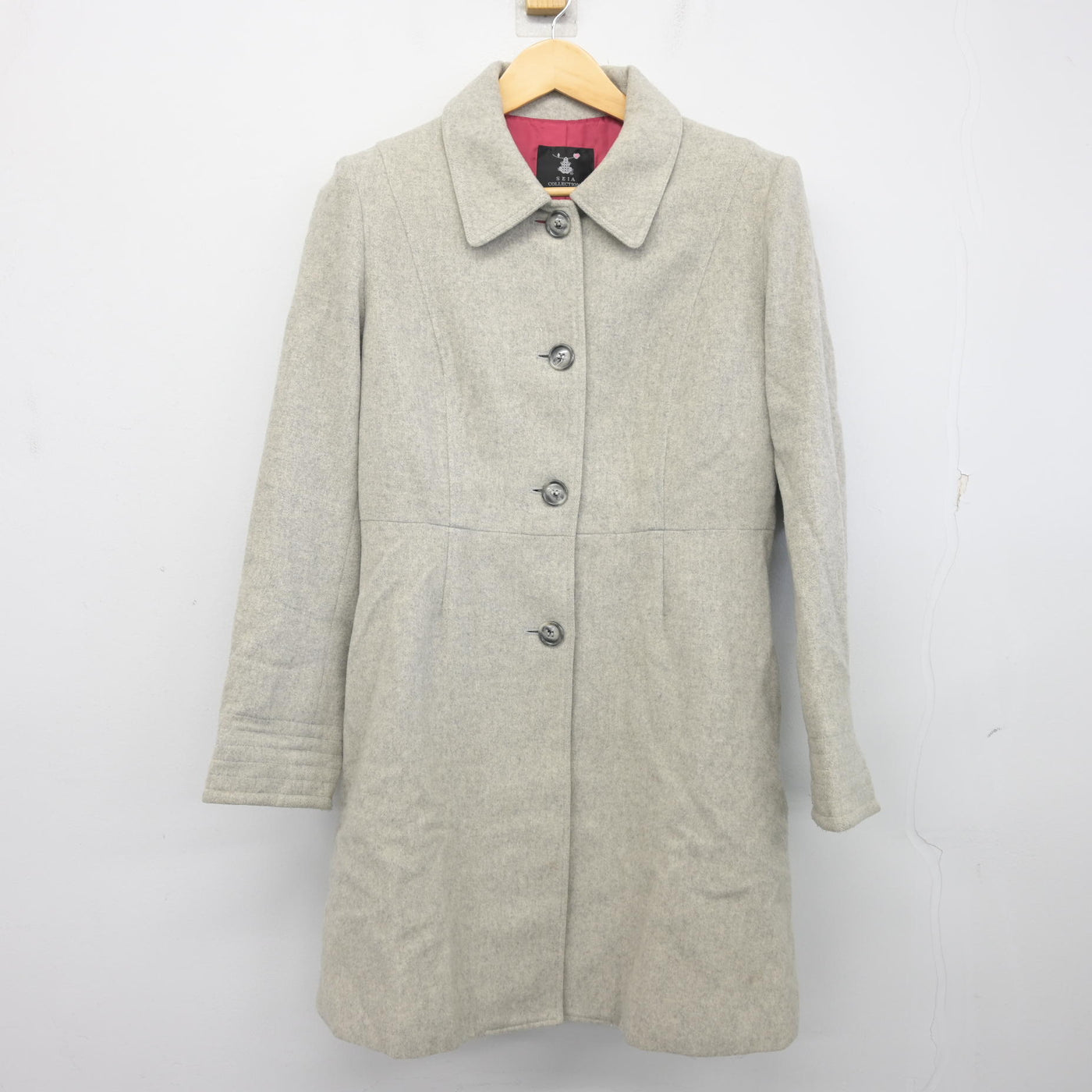 【中古】広島県 AICJ高等学校 女子制服 1点 (コート) sf097995